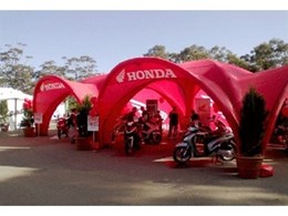 Honda impressed by event tents from SI Retail