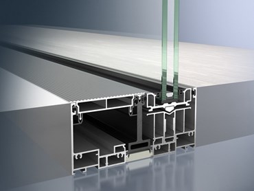 Schueco ASS insulated and uninsulated aluminium sliding door systems