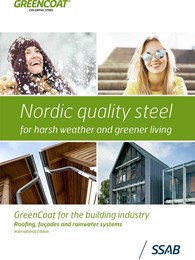 Introducing GreenCoat: Nordic quality steel, for harsh weather and greener living