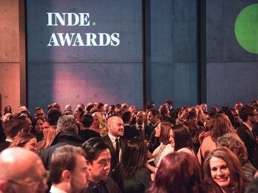 The inaugural INDE.Awards, held in Sydney&#39;s Carriageworks earlier this year. Image: Tim Da Rin

