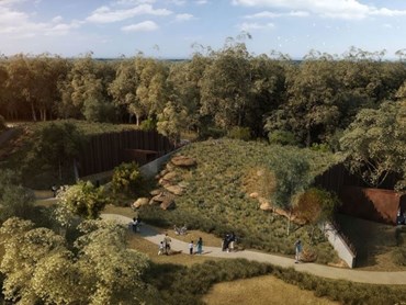Prefab concrete will be used to make tunnel structures for buildings 4,5 and 6 at the new Sydney Zoo.
