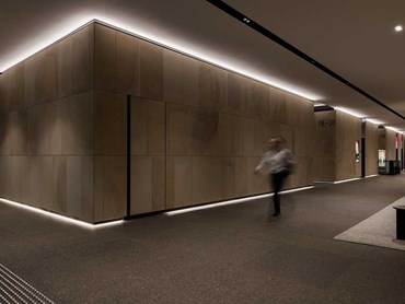 The lighting design aims to elevate and illuminate the space