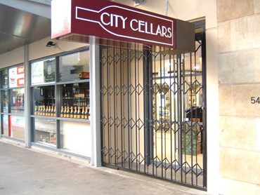 City Cellars secured with ATDC's security doors