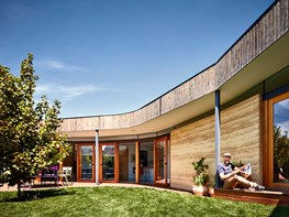 A simple rammed earth extension fit for family life
