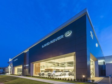 Jaguar Land Rover showroom
