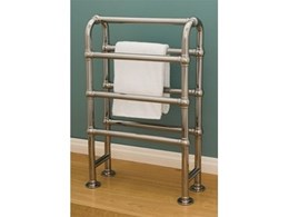 Hawthorn Hill arched electric towel warmers available from The English Tapware Company