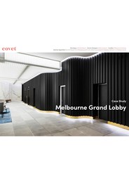 Melbourne Grand Lobby: Combining luxury and durability with timber-look aluminium battens