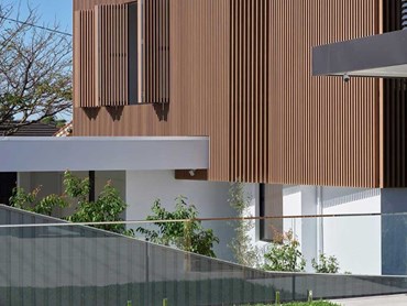 The Balgowlah Heights home featuring Covet’s Kabebari Ever Art Wood timber look battens