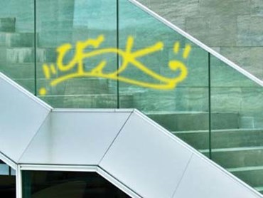 3M anti-graffiti window film offers protection against vandalism