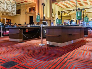 SkyCity Adelaide Casino featuring an Axminster woven carpet