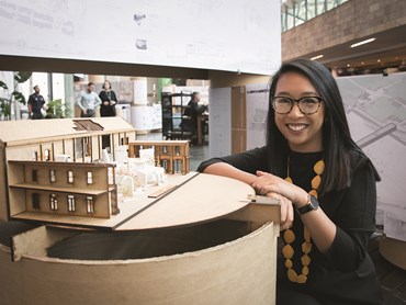 Deakin&rsquo;s School of Architecture and Built Environment is currently holding its annual student exhibition at Federation Square from 5 to 9 November, before moving to the gallery at Deakin&rsquo;s Geelong Waterfront Campus from 13 to 23 November. Image: Melisa Santos / Photo credt: Donna Squire
