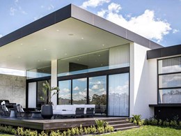 Glazed walls, doors and windows connect Harndorf homeowners to spectacular surrounds