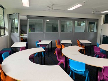 A classroom at Ku-ring-gai High School 