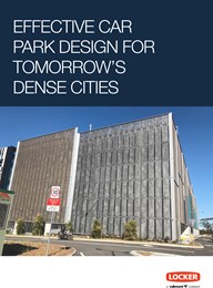 Effective car park design for tomorrow's dense cities