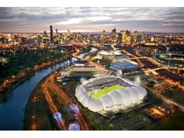 Australian Aluminium Finishing provide powder coating for Melbourne Rectangular Stadium