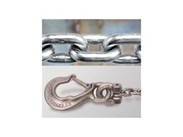 Cromox Grade 50 Rated Stainless Steel Chain and Components available from Bridco