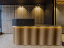Create striking commercial spaces with Steccawood