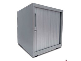 Tambour door mobile pedestal units from Bosco Storage Solutions