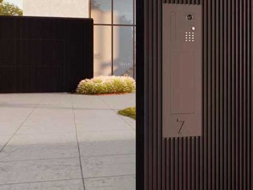 eSafe mailbox with Linarte facade cladding system