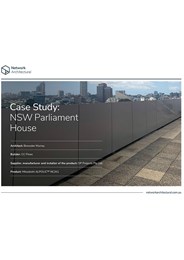 Case Study: NSW Parliament House