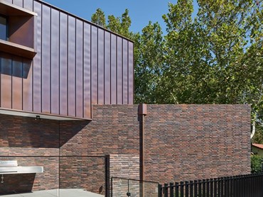 Stunning combination of copper with the Petersen D48 bricks
