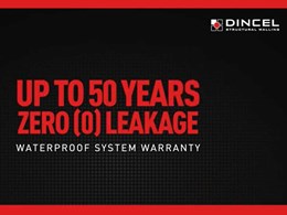 Why choose Dincel Waterproof Warranty?