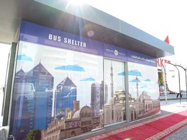 Official opening of the first 28 bus shelters in Sharjah
