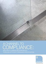 A channel to compliance: Meeting plumbing requirements through efficient drainage specification 