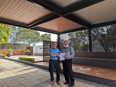 Alex Pataky, CEO of Opening Roof Specialists with Ross Doonan, Director - DECO Australia