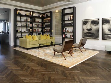 Herringbone Praga timber floor - European Oak CASA Collection