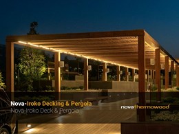 Nova-Iroko wood enhances the outdoor living experience in stunning Istanbul project