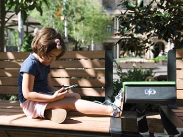 WiFi and smart benches with phone and laptop charging will feature in Woden Town Square
