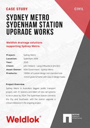 Case Study: Sydney Metro Sydenham station upgrade works