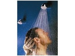 Rada VR105 vandal resistant shower-head from Thornthwaite Technologies