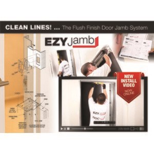 EZYJAMB Flush Finish Door Jamb - Even Easier to Install 