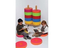 Donut trolley with cushions from Raeco perfect for classrooms