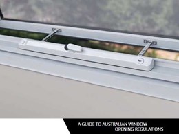 Doric Products releases a new guide to Australian window opening regulations