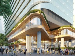 Bates Smart propose tapered tower with CLT podium for growing North Sydney