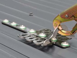 SafetyLink’s permanent roof anchors for safe working at height