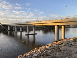 New concrete bridge in Sydney stands up to repeat flood events