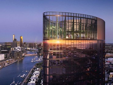 Voyager is a $300 million luxury residential tower in Melbourne
