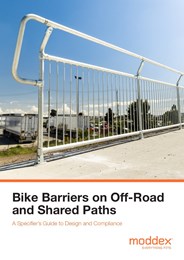 Bike barriers on off-road and shared paths: A specifier’s guide to design and compliance