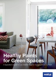 Healthy paints for green spaces: A specifier’s guide to low volatile organic compound (VOC) paint 