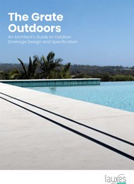 The Grate Outdoors: An architect’s guide to outdoor drainage design and specification