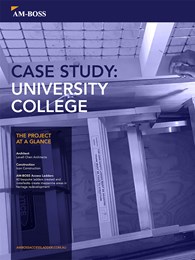 Case Study: University College heritage redevelopment 