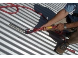 The Corrugator permanent fall arrest anchor  from Super Anchor Safety for single person use
