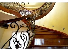 Continuous and wall mounted staircase handrails available from S & A Stairs