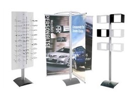 Event Post free standing point of sale display systems from Display Design