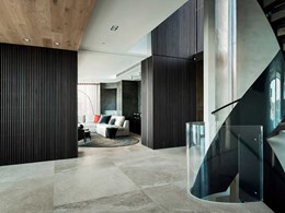 European Oak complements interior scheme at Vaucluse NSW house