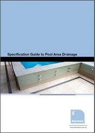 Specification guide to pool area drainage